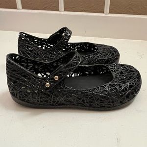 Mini Melissa black flats